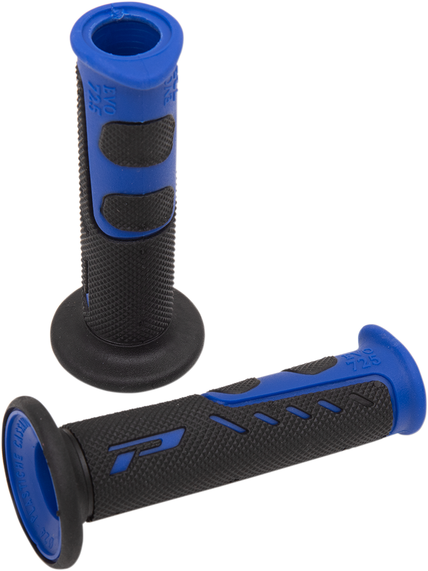 Puños PRO GRIP - EVO - 725 - Extremos abiertos - Azul/Negro PA0725OEBL02 