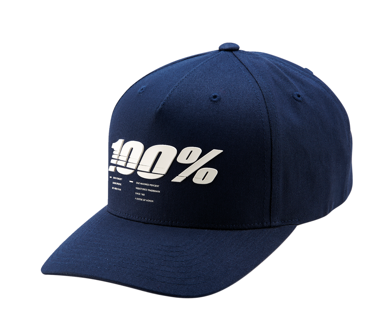 100% Staunch Snapback Hat - Navy 20072-015-01