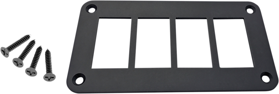 MOOSE UTILITY Universal Dash Plate - 4 Switches 4PP-ADA