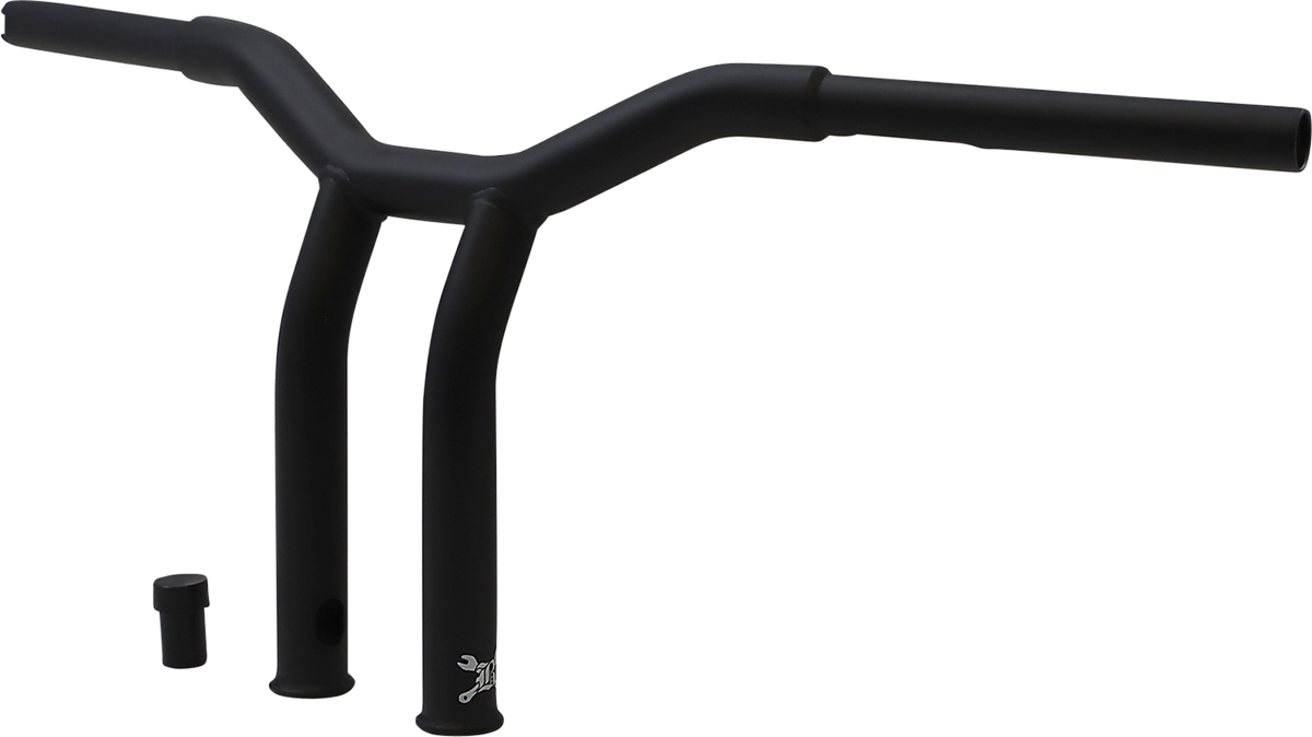 BURLY BRAND Handlebar - Dominator - Raked - 10" - Matte Black B12-6051SB