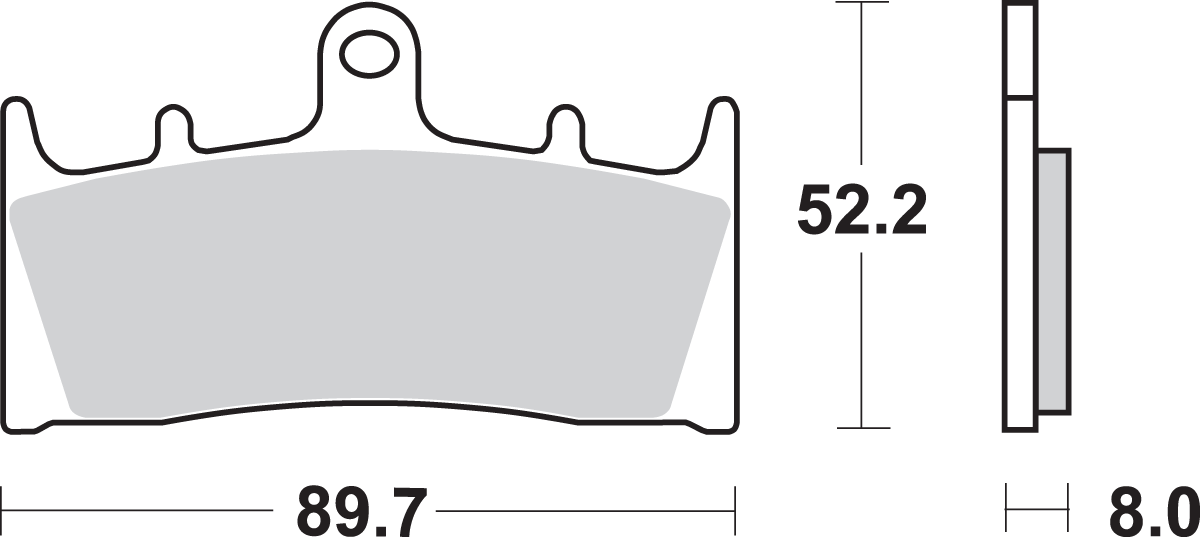 SBS HS Brake Pads - Kawasaki/Suzuki - 686HS