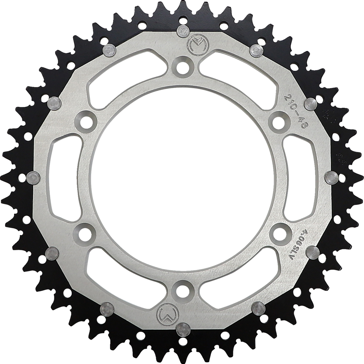 MOOSE RACING Dual Sprocket - Silver - 48 Tooth 1210-210-48-11X