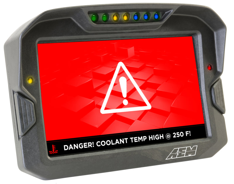 AEM CD-7 Non Logging GPS Enabled Race Dash Carbon Fiber Digital Display w/o VDM (CAN Input Only) 30-5702