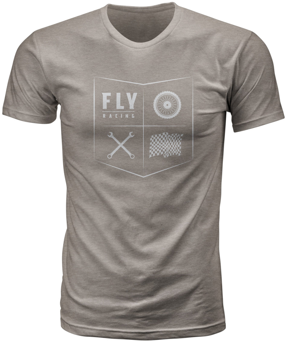 FLY RACING Fly All Things Moto Tee Stone Grey 2x 352-12132X