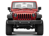 Raxiom 97-18 Jeep Wrangler TJ/JK Axial Series LED Daymaker Headlights- Black Housing (Clear Lens) J108042