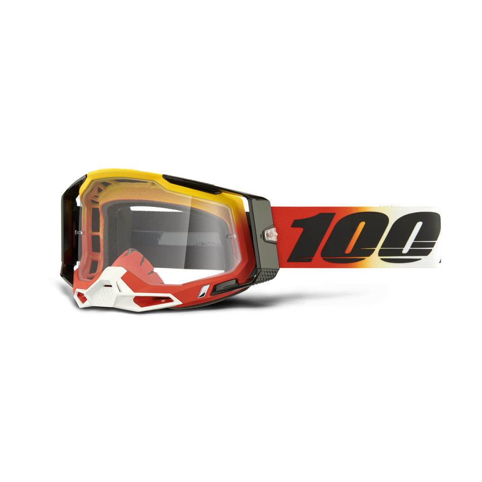 100% Racecraft 2 Goggle Ogusto Clear Lens 50009-00024