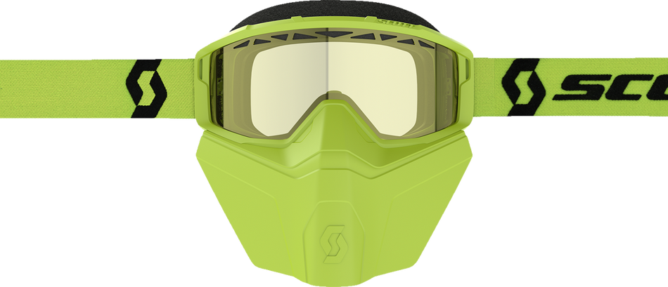 SCOTT Primal Safari Facemask Snow Goggle - Yellow/Black - Yellow 278608-1017029