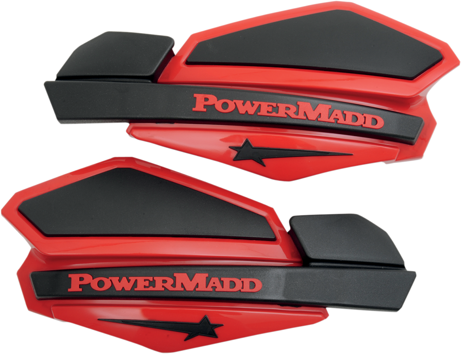 POWERMADD Handguards - Red/Black 34202