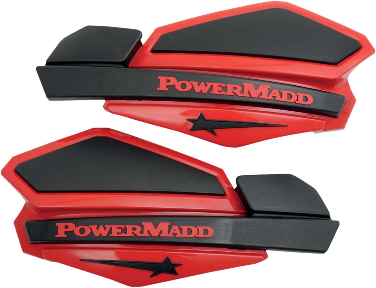 POWERMADD Handguards - Red/Black 34202