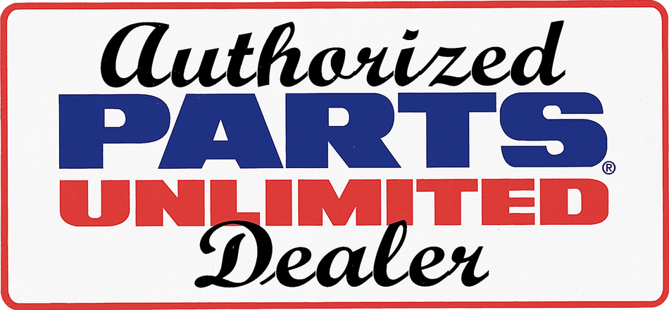 PROMOTIONAL ITEMS VENDOR Parts Unlimited Dealer Decals - 2 Pack PRE70
