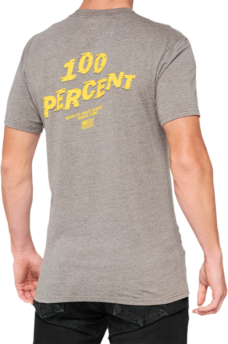 100% Dakota T-Shirt - Heather Gray - Large 32130-188-12