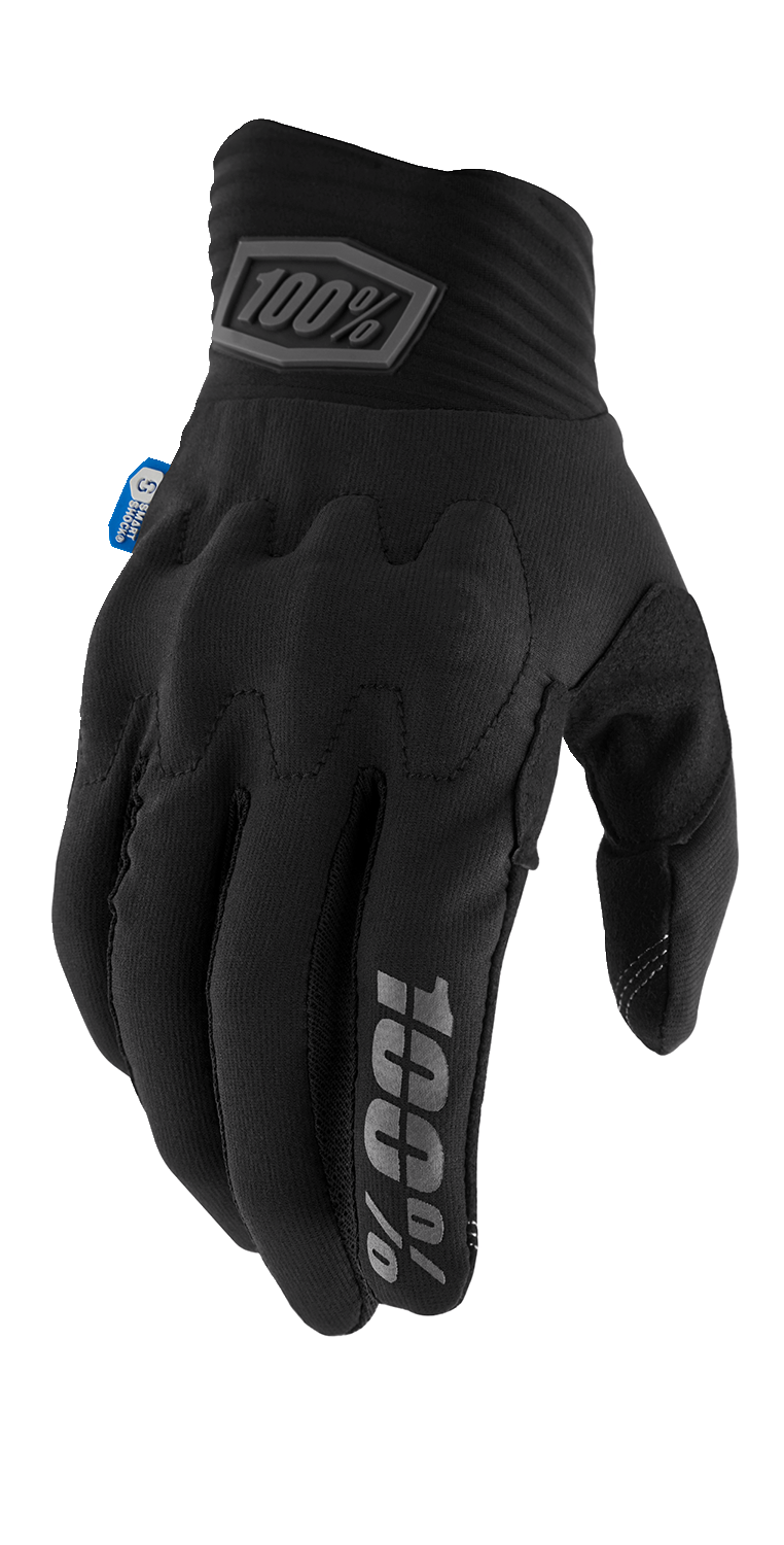 100% Cognito Smart Shock Gloves - Black - Small 10014-00030