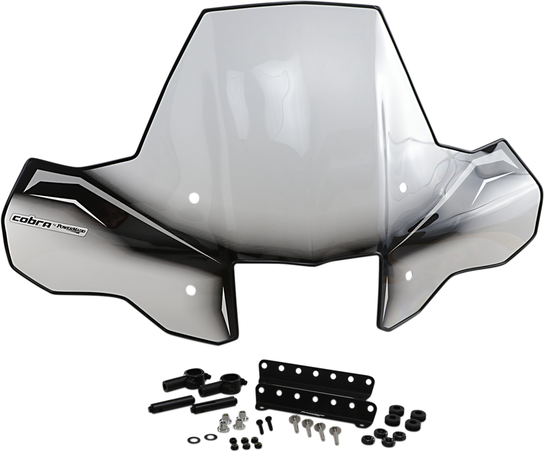 POWERMADD Windshield - Standard Mount - Cut Out 24570