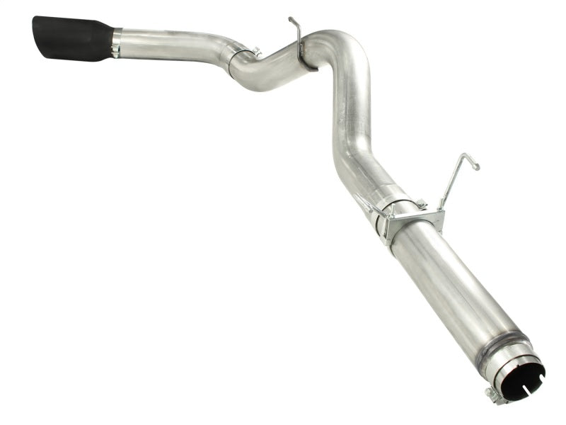 aFe Atlas Exhausts DPF-Back Aluminized Steel Exhaust Dodge Diesel Trucks 07.5-12 L6-6.7L Black Tip 49-02016-B