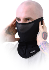 SCHAMPA & DIRT SKINS Half-Face Stretch Mask - Black VNG007-0