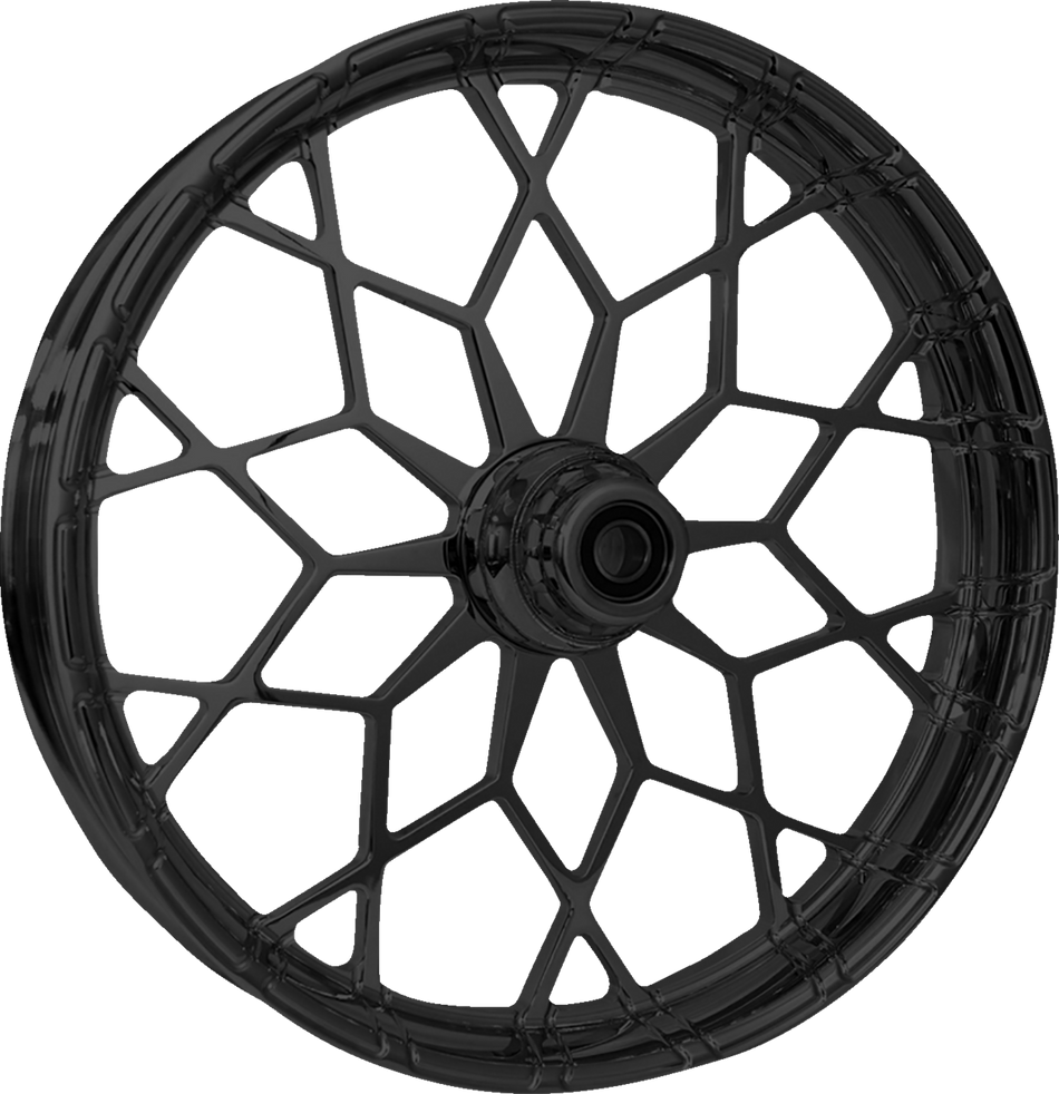 RC COMPONENTS Wheel - Phenom - Front - Dual Disc w/ABS - Black - 21"x3.50" - FLH 213HD031A21135B
