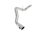 aFe ATLAS 5in DPF-Back Alum Steel Exhaust System w/Polished Tip 19-20 Ram Diesel Trucks L6-6.7L (td) 49-02078-P