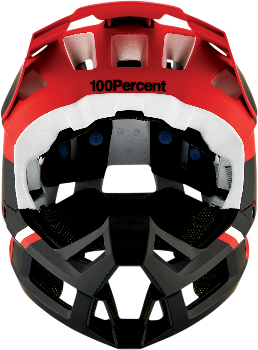 100% Trajecta Helmet - Fidlock - Cargo - Fluo Red - Medium 80003-00010