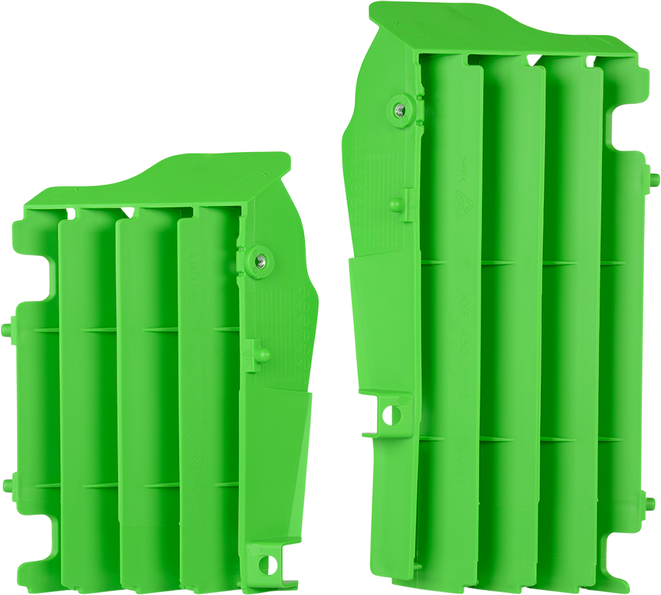 Rejillas de radiador ACERBIS - Verde - Kawasaki 2791430006