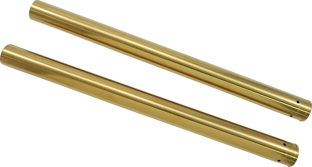 CUSTOM CYCLE ENGINEERING Fork Tubes - Gold - 49 mm - 23.50" T 2012TN