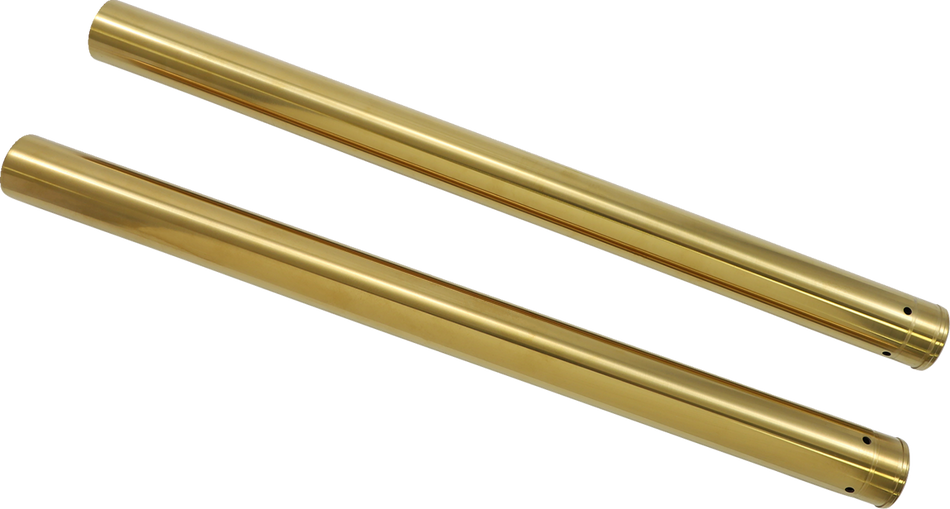 CUSTOM CYCLE ENGINEERING Fork Tubes - Gold - 49 mm - 23.875" 710017