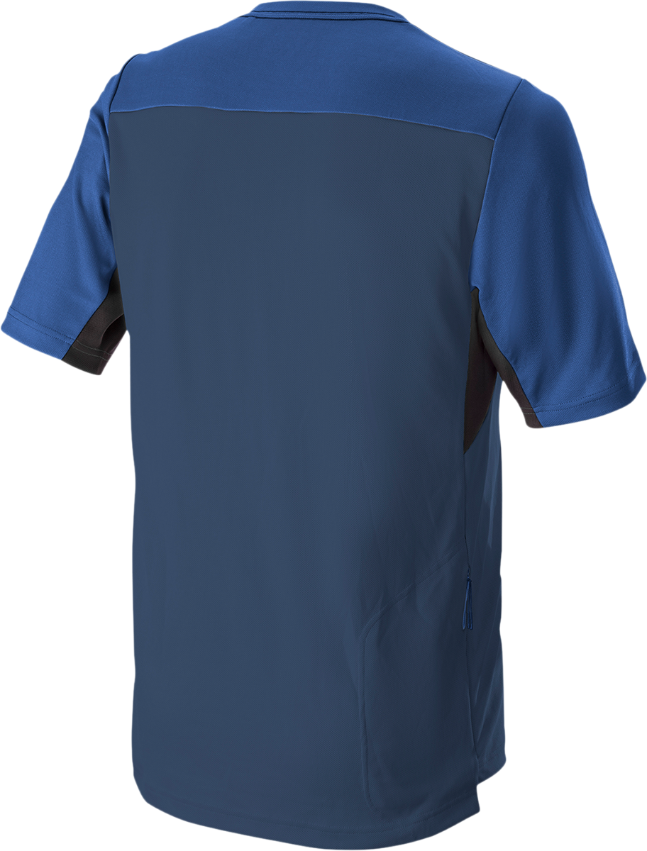 Camiseta ALPINESTARS Drop 6.0 V2 - Manga corta - Azul medianoche/Negro - Grande 1766322-7319-LG 