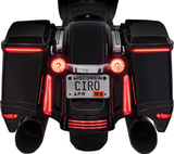 CIRO Bag Light Blades - Red Turn Signals 40038