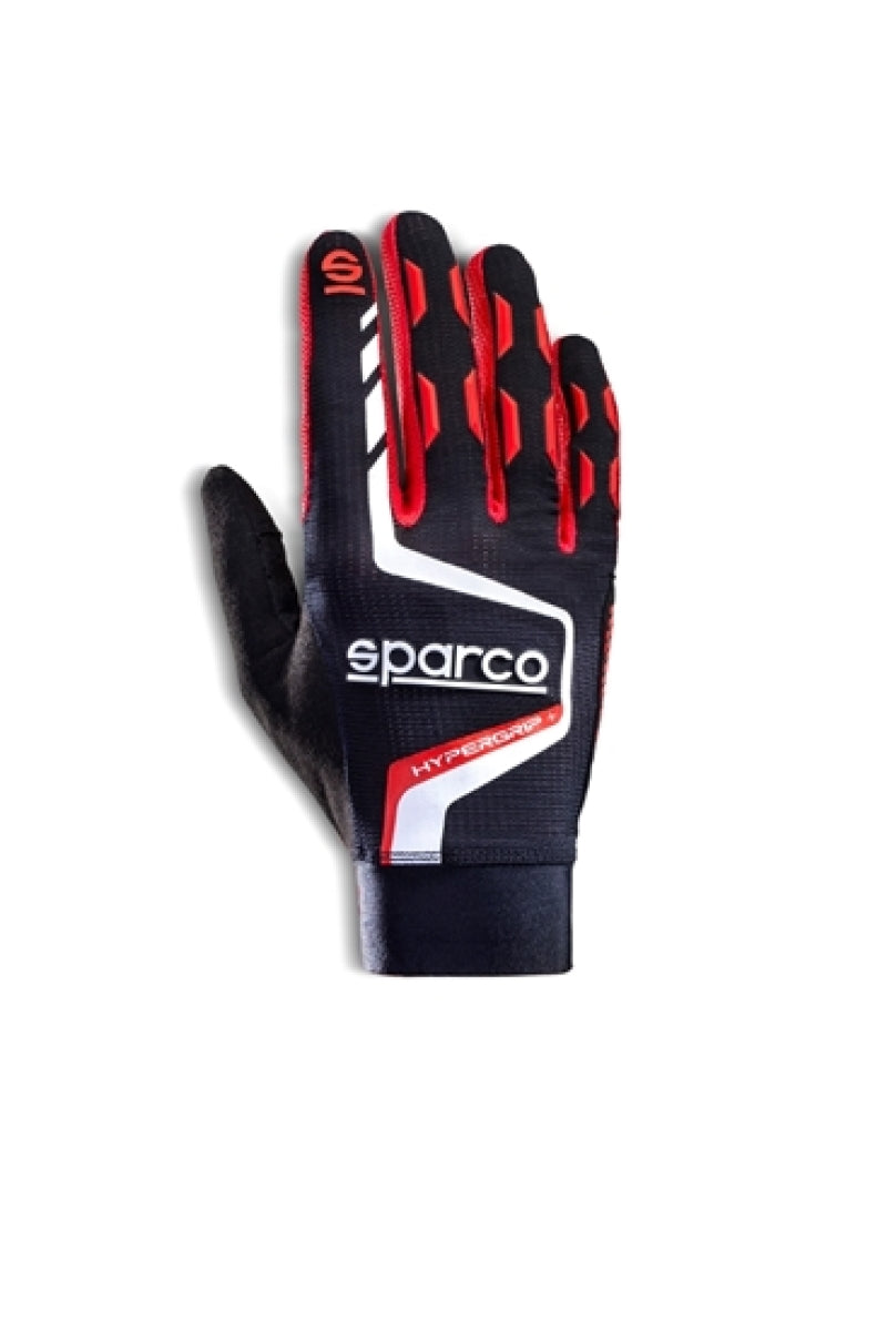 Sparco Gloves Hypergrip+ 10 Black/Red 00209510NRRS