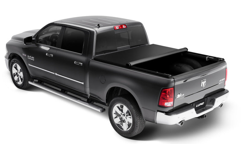 Lund 02-17 Dodge Ram 1500 (5.5ft. Bed) Genesis Elite Roll Up Tonneau Cover - Black 96865