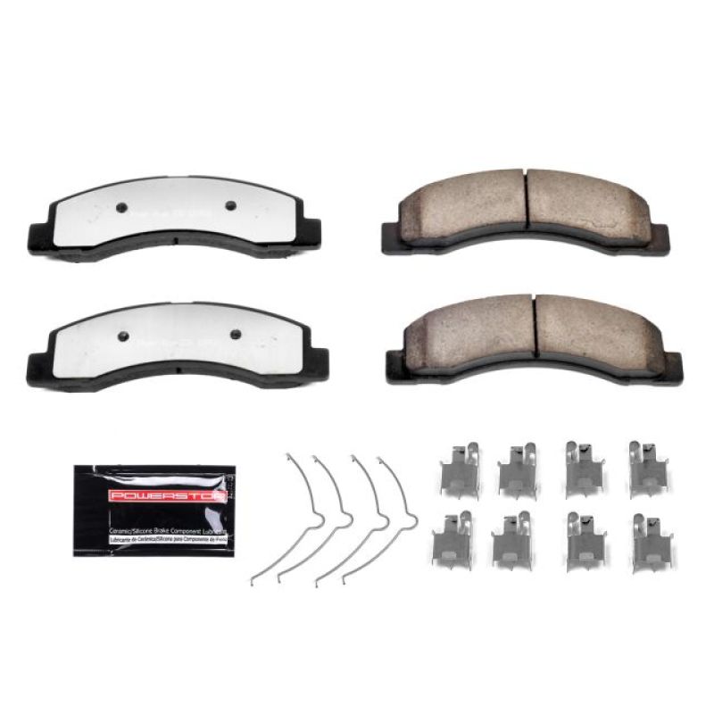 Power Stop 00-05 Ford Excursion Front Z36 Truck & Tow Brake Pads w/Hardware Z36-756