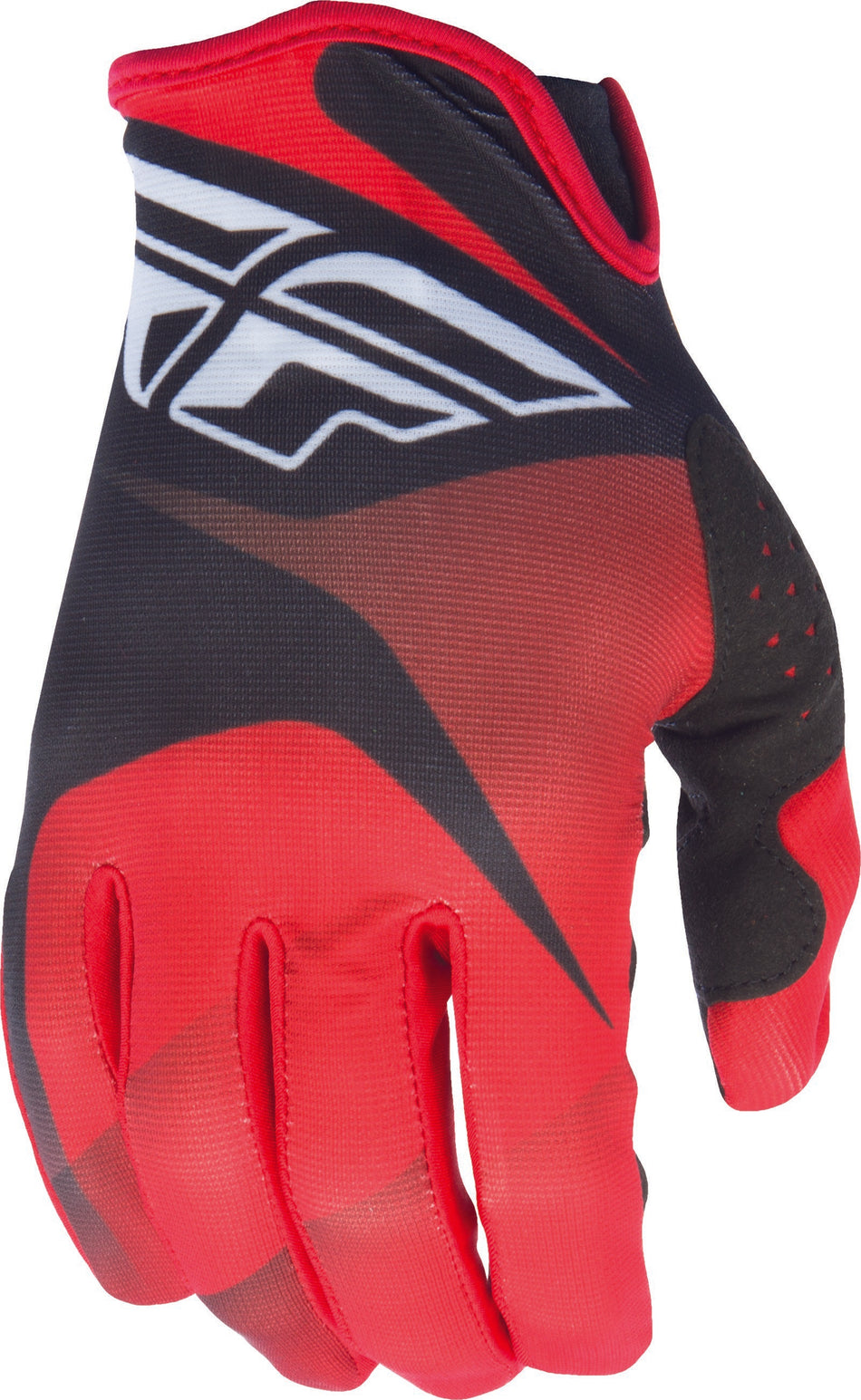 FLY RACING Lite Glove Red/Black/White Sz 8 S 370-01208