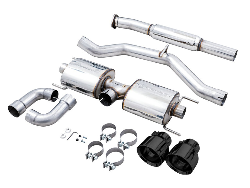 AWE Subaru BRZ/ Toyota GR86/ Toyota 86 Touring Edition Cat-Back Exhaust- Diamond Black Tips 3015-33486