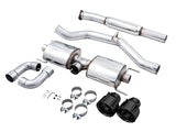 AWE Subaru BRZ/ Toyota GR86/ Toyota 86 Touring Edition Cat-Back Exhaust- Diamond Black Tips 3015-33486