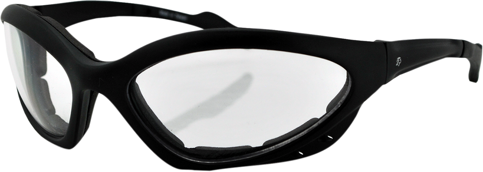 ZAN HEADGEAR Hakan Sunglasses - Matte Black - Clear EZHI001C