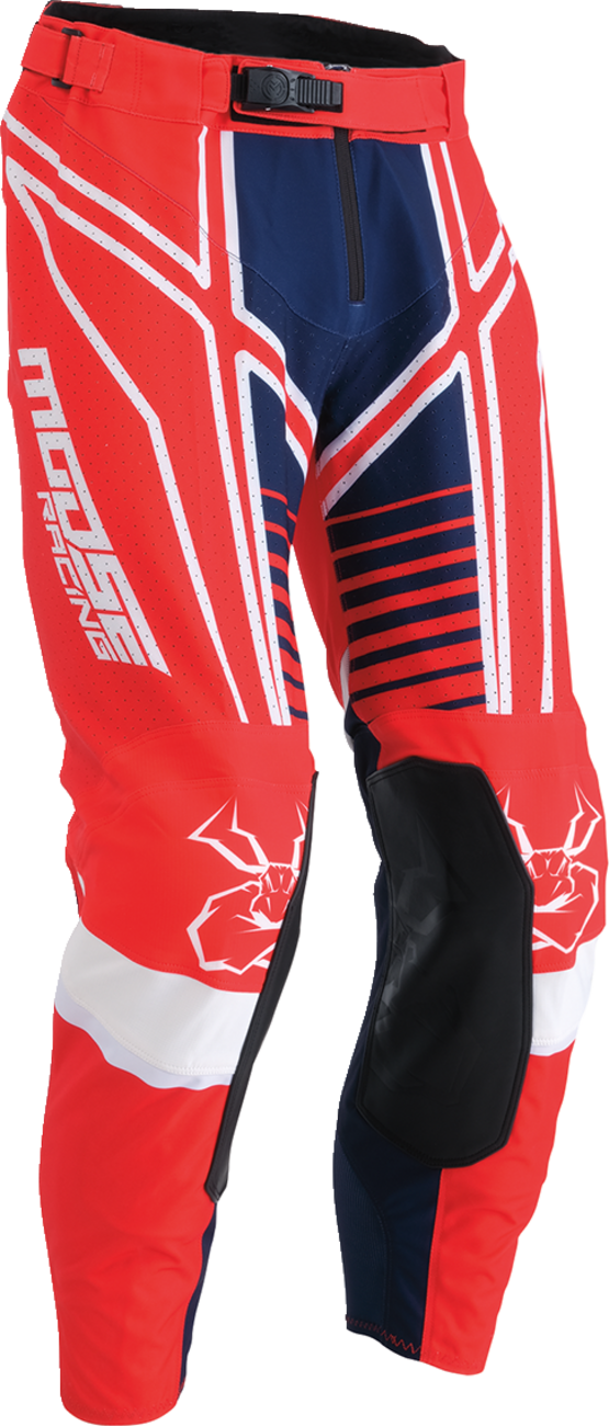MOOSE RACING Agroid Pants - Red/White/Blue - 30 2901-10906