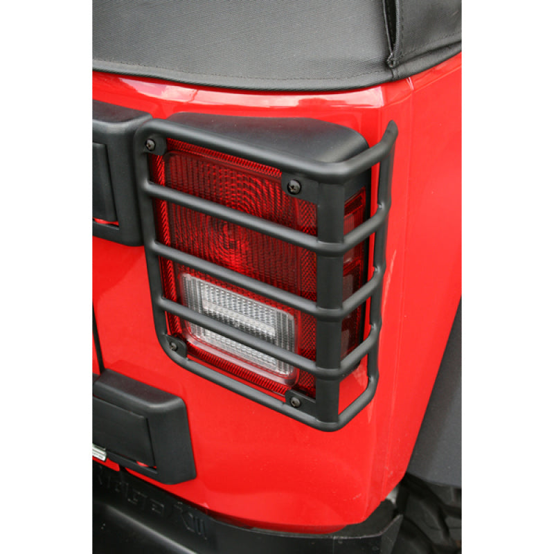 Rugged Ridge 07-18 Jeep Wrangler Black Tail Light Euro Guards 11226.02