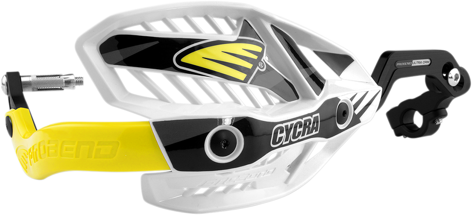 CYCRA Handguards - Ultra - Oversized - White/Yellow 1CYC-7408-55X