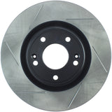 StopTech Power Slot 10 Hyundai Genesis Coupe Non-Track Front Right Slotted Rotor 126.51038SR