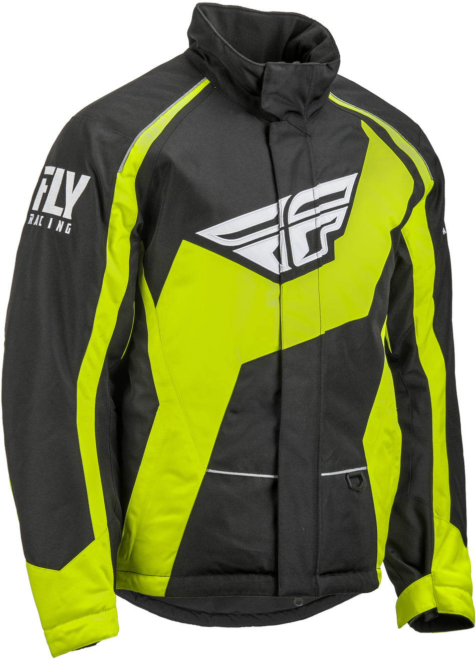 FLY RACING Fly Outpost Jacket Black/Hi-Vis 2x 470-40972X