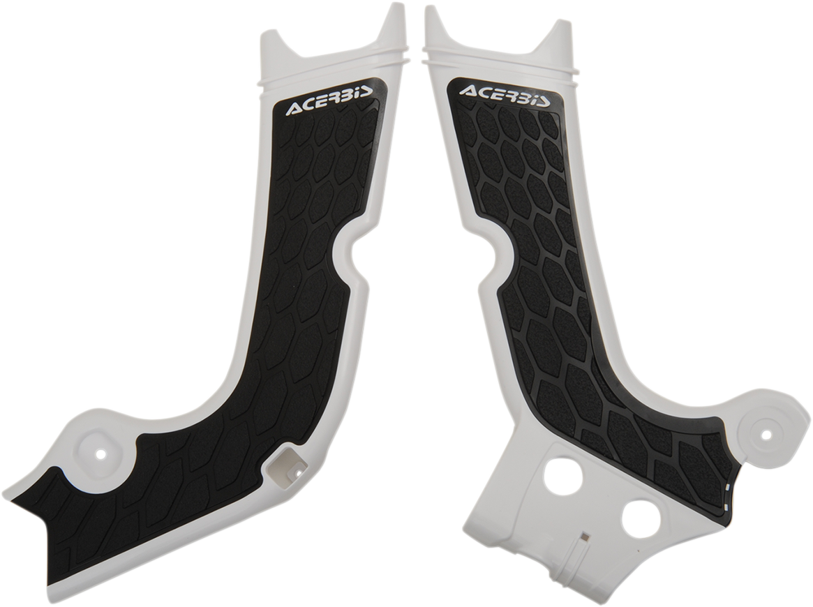 ACERBIS X-Grip Frame Guards - White/Black 2630711035