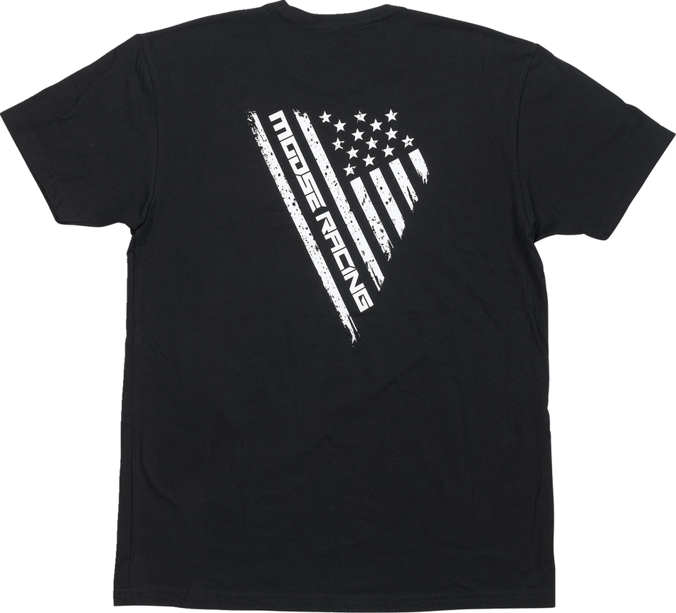 MOOSE RACING Salute T-Shirt - Black - Large 3030-22715