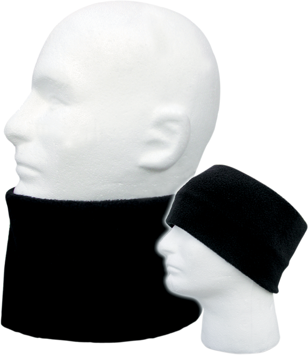 SCHAMPA & DIRT SKINS Fleece Helmet Neckgaiter - Black NG004