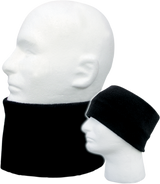 SCHAMPA & DIRT SKINS Fleece Helmet Neckgaiter - Black NG004