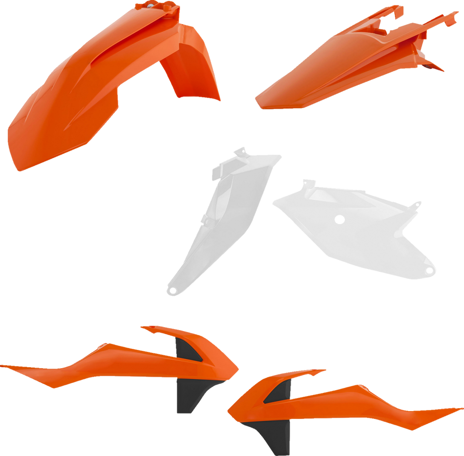 ACERBIS Full Replacement Body Kit - OEM '23 Orange/White/Black 2686017705