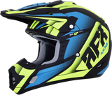 AFX FX-17 Helmet - Force - Matte Black/Green/Blue - Small 0110-5214