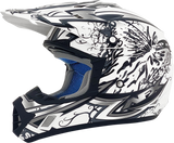 Casco AFX FX-17 - Mariposa - Blanco mate - XS 0110-7126 