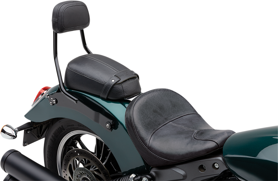 COBRA Detachable Backrest - Black - Solo Seat - Scout 502-2211B