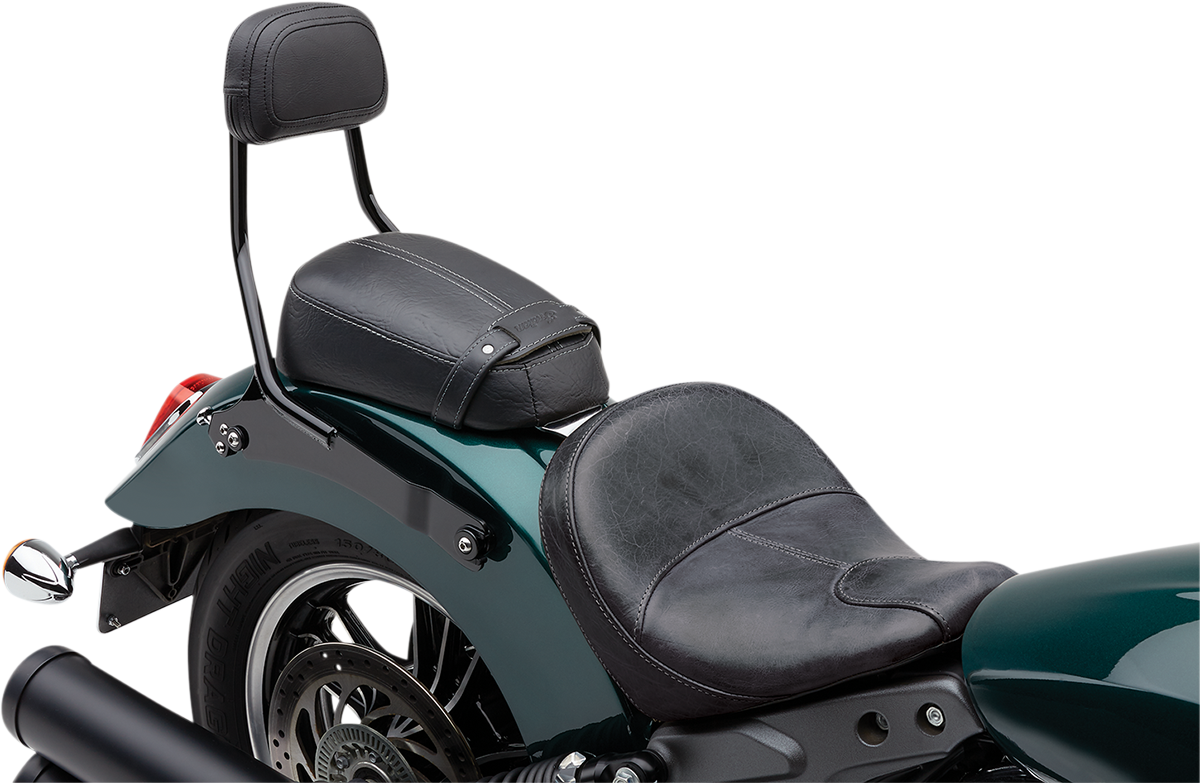 COBRA Detachable Backrest - Black - Solo Seat - Scout 502-2211B