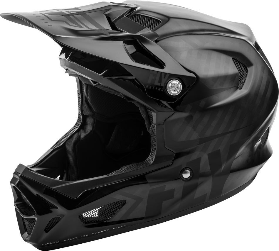FLY RACING Werx Carbon Helmet Black/Carbon Lg FL04-07-L
