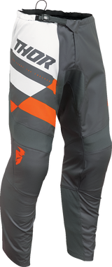 THOR Sector Checker Pants - Charcoal/Orange - 28 2901-10994